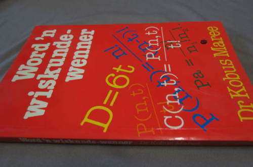 Dr. Kobus Maree. Word 'n wiskunde-wenner.